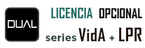 Licencia adicional para cámaras duales compatible con VidA y LPR
